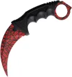 ElitEdge Karambit Fixed Red - EE20098RS