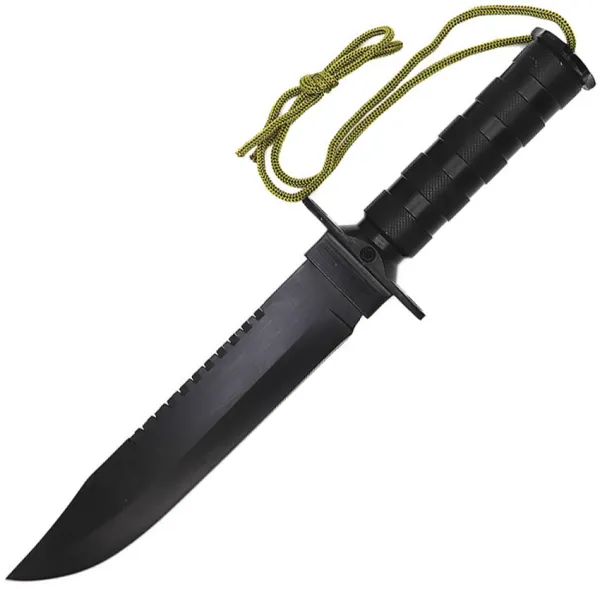 ElitEdge Survival Fixed Blade Black EE205698BK