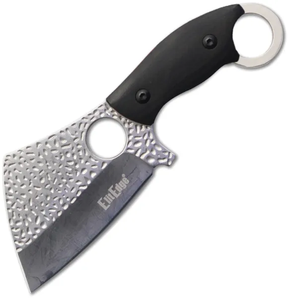 ElitEdge Fixed Blade Cleaver Black EE20664SB