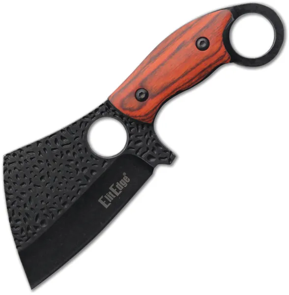 ElitEdge Fixed Blade Cleaver Brown EE20664WB