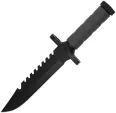 ElitEdge Tactical Fixed Blade Black - EE20673BK