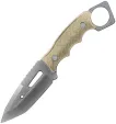 ElitEdge Fixed Blade Tanto Desert Tan - EE20677TDT