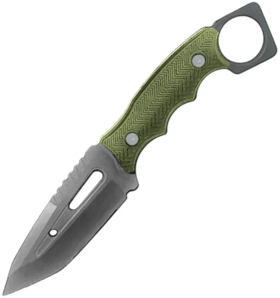 ElitEdge Fixed Blade Tanto Green EE20677TGN