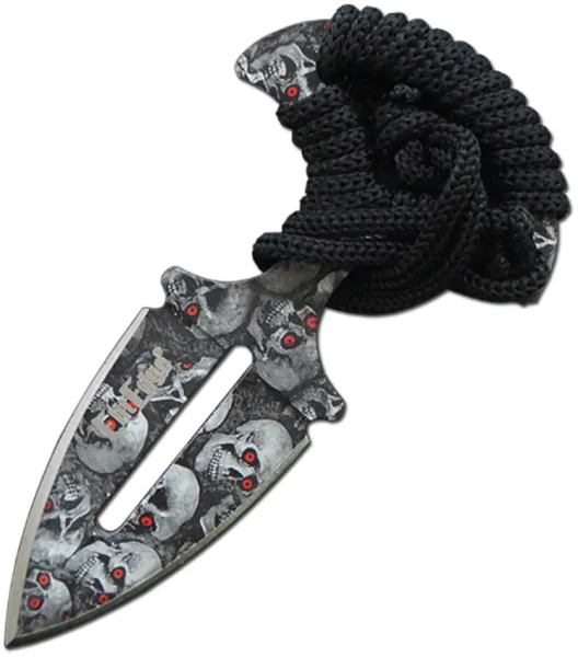 ElitEdge Push Dagger Gray Skull EE20685GYSC
