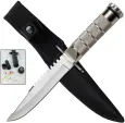 ElitEdge Survival Fixed Blade Silver EE20690S