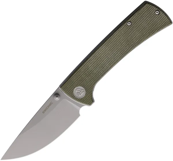EIKONIC RCK9 Linerlock Green Mic EKC101SSGN