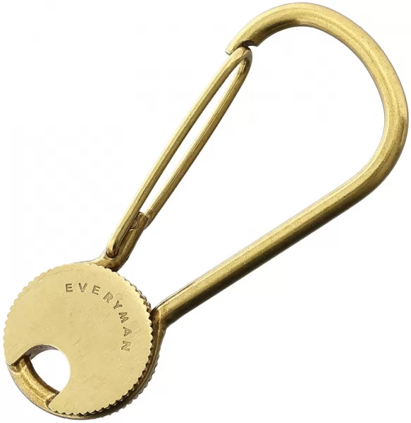 Everyman Cowan Carabiner Brass EMCCBR