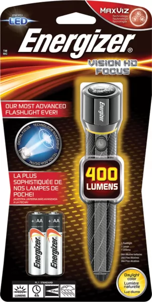 Energizer Vision HD Focus Flashlight ENREPMZH21