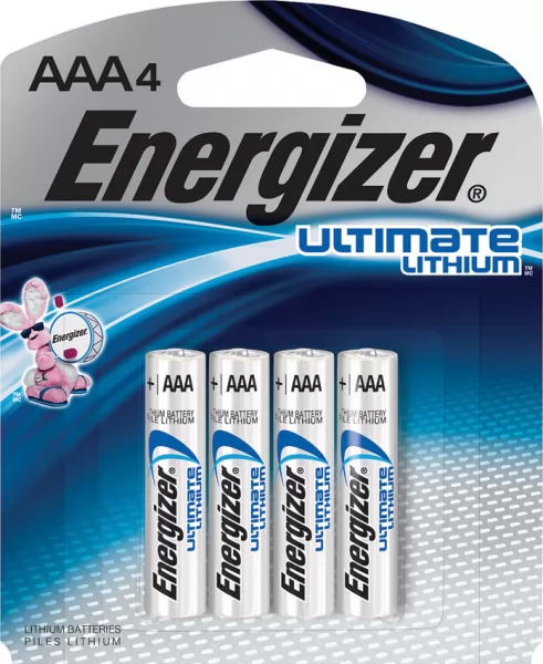 Energizer Ultimate Lithium AAA Battery 4 ENRL924