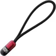 EOS Pill Bead Lanyard Black/Red - EOS135
