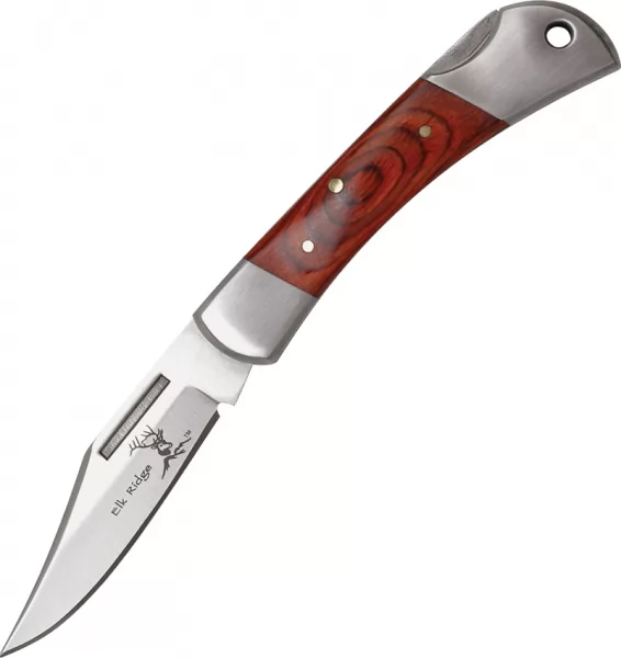 Elk Ridge Lockback Pakkawood knives ER123W