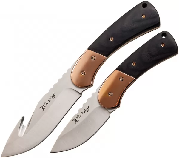Elk Ridge Fixed Blade Combo Black knives ER20010BK