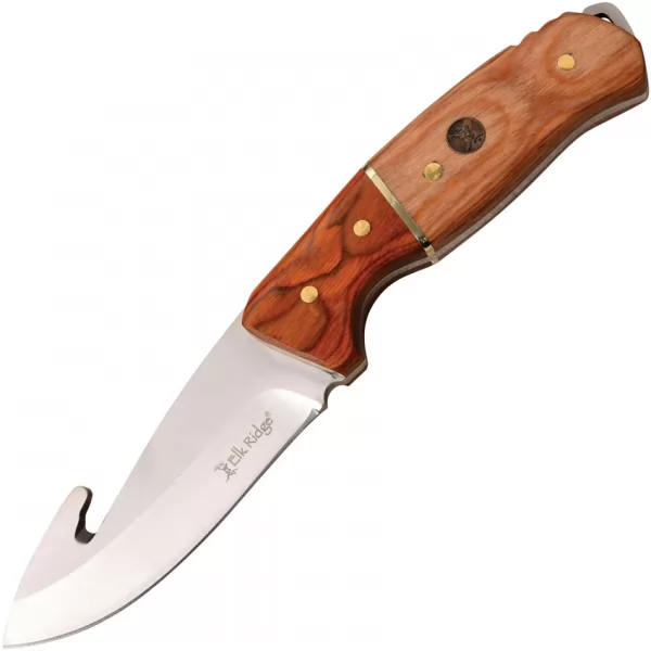 Elk Ridge Fixed Blade Guthook knives ER20019GN