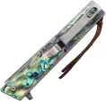 Elk Ridge Linerlock Abalone knives ER2011DM