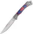 Elk Ridge Slip Joint Blue/Red - ER2024BL