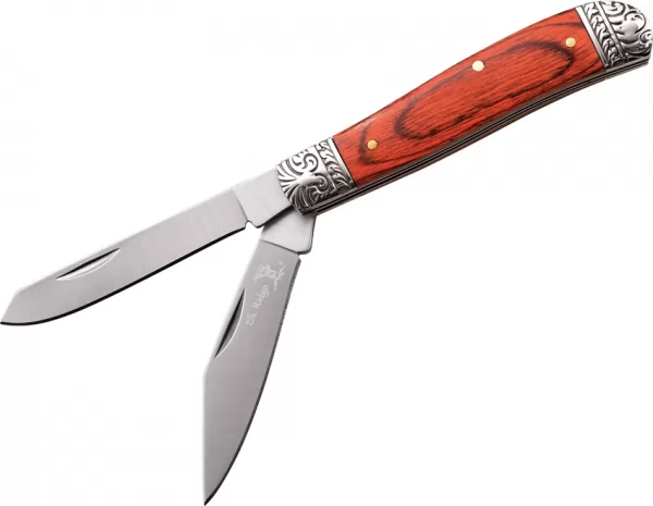 Elk Ridge Trapper Brown Wood knives ER220DB