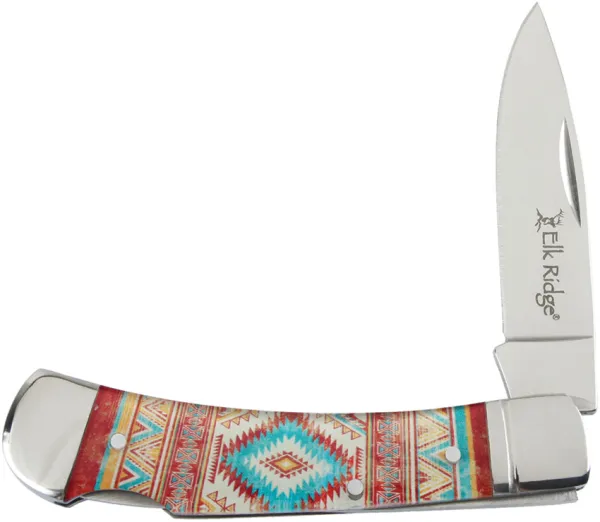 Elk Ridge Lockback Orange SW knives ER42451OR