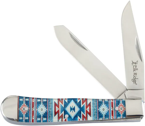 Elk Ridge Trapper Blue SW knives ER42452BL