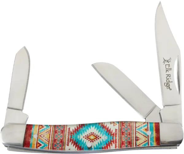Elk Ridge Stockman Orange SW knives ER42453OR