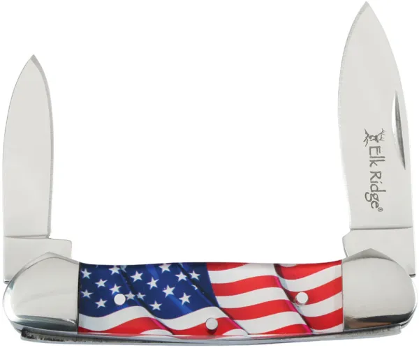 Elk Ridge Canoe Flag knives ER42454AF