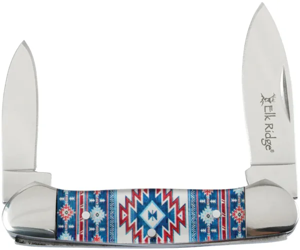 Elk Ridge Canoe Blue SW knives ER42454BL