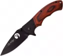 Elk Ridge Linerlock Brown Wood - ER566BPW