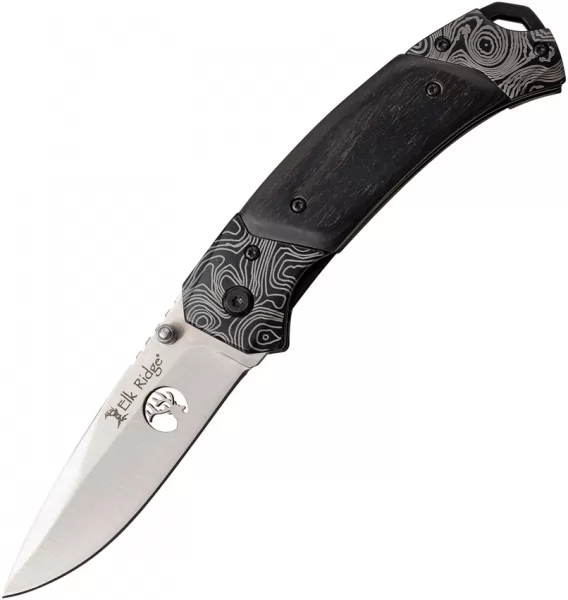 Elk Ridge Linerlock Black knives ER940BK