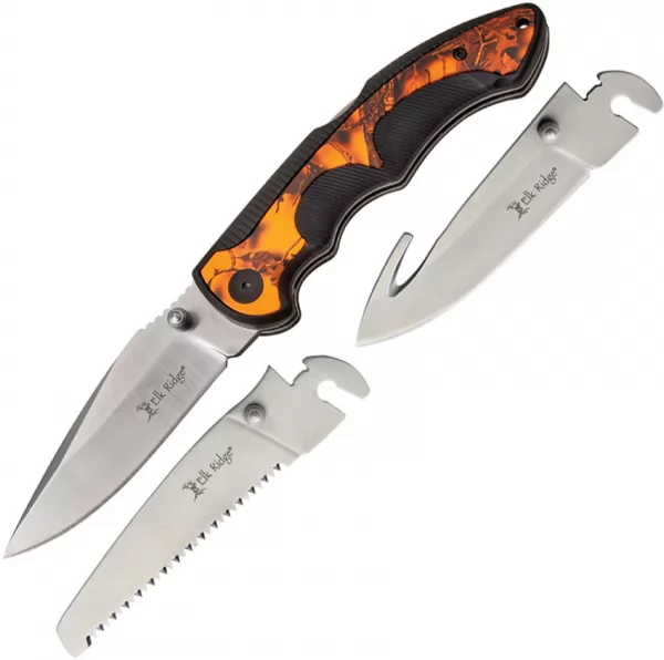 Elk Ridge Blade Change Lockback Camo knives ER942OC