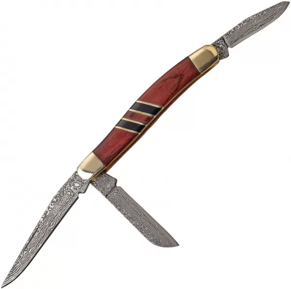 Elk Ridge Small Stockman Pakkawood knives ER953WBCR