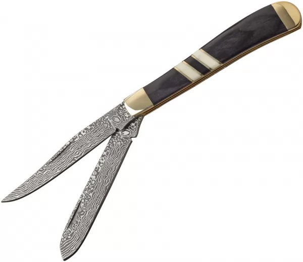 Elk Ridge Trapper Black Pakkawood knives ER954WBCB