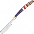 Elk Ridge Folding Razor Red White Blue - ER955AF