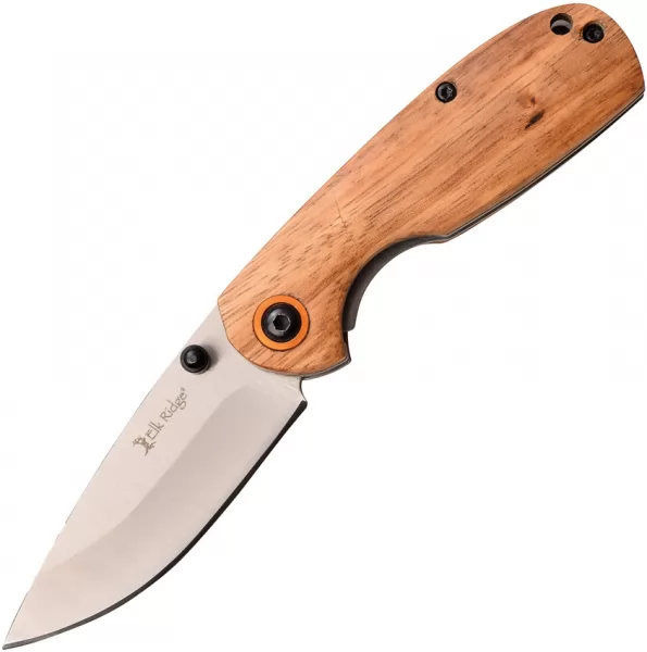 Elk Ridge Zebrawood Linerlock knives ER966ZB