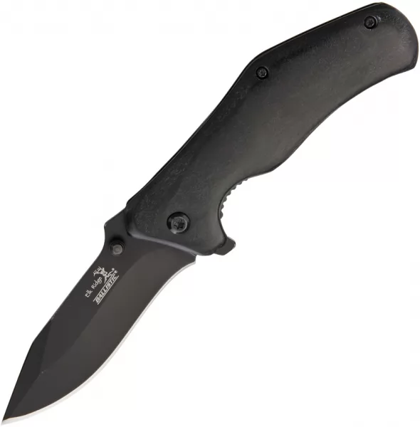Elk Ridge Linerlock Black A-O knives ERA013BK
