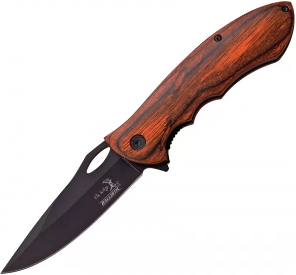Elk Ridge Linerlock A-O Black knives ERA159BW