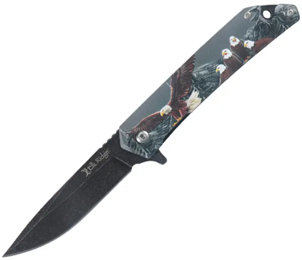 Elk Ridge Wildlife Linerlock A-O Eagle knives ERA2001EE