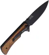 Elk Ridge Linerlock A-O Black knives ERA2003BK
