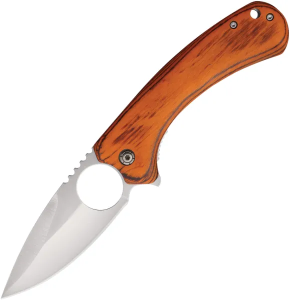 Elk Ridge Linerlock A-O Dark Brown knives ERA2004DB