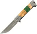 Elk Ridge Linerlock A/O Green - ERA2019GN