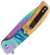 Elk Ridge Linerlock A-O Wood knives ERA2022BL