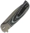 Elk Ridge Linerlock A-O Black Micarta knives ERA2022MC