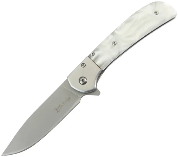 Elk Ridge Linerlock A-O Faux MOP knives ERA2022MP