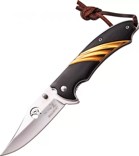 Elk Ridge Linerlock A-O Wood knives ERA540GW