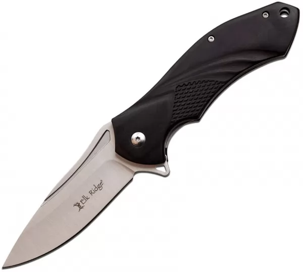 Elk Ridge Linerlock A-O Black knives ERA960BK