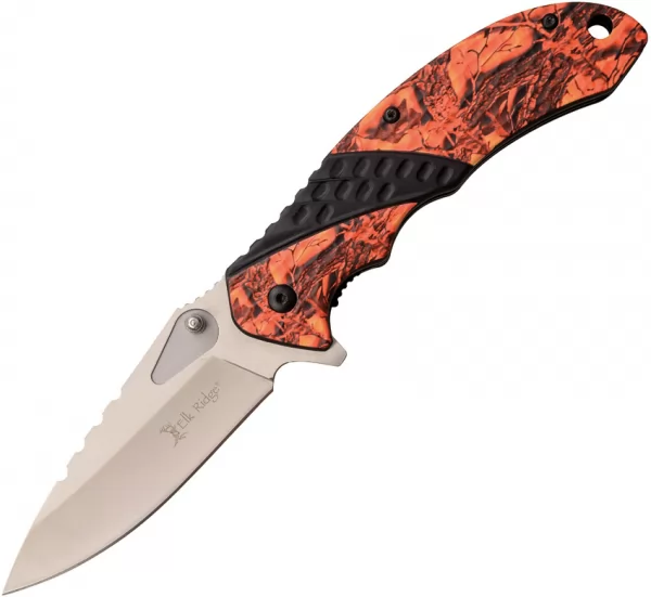 Elk Ridge Linerlock A-O knives ERA967OR