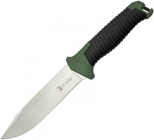 Elk Ridge Frontier Fixed Blade Green knives ERAPFIX001