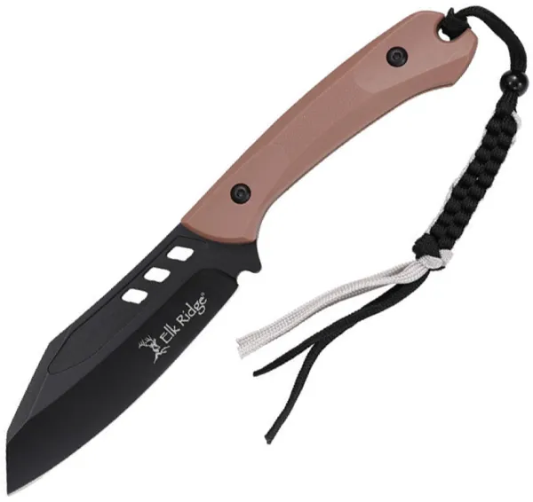 Elk Ridge Fixed Blade Brown knives ERFIX121BN
