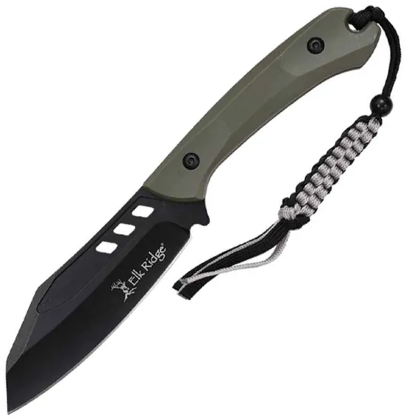 Elk Ridge Fixed Blade Green knives ERFIX121GN