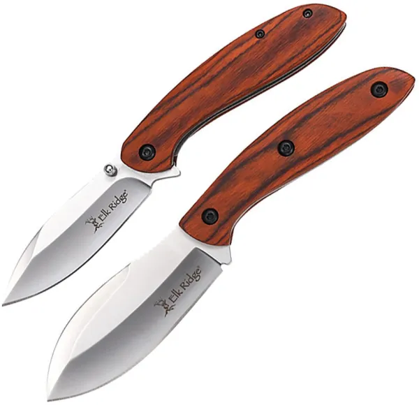 Elk Ridge Fixed-Folder Combo Brown knives ERSET111BN