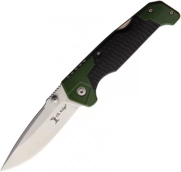 Elk Ridge Lockback Green-Black knives ERTKFDR001