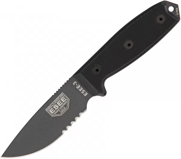 ESEE Model 3 Serrated Tactical knives ES3STGB
